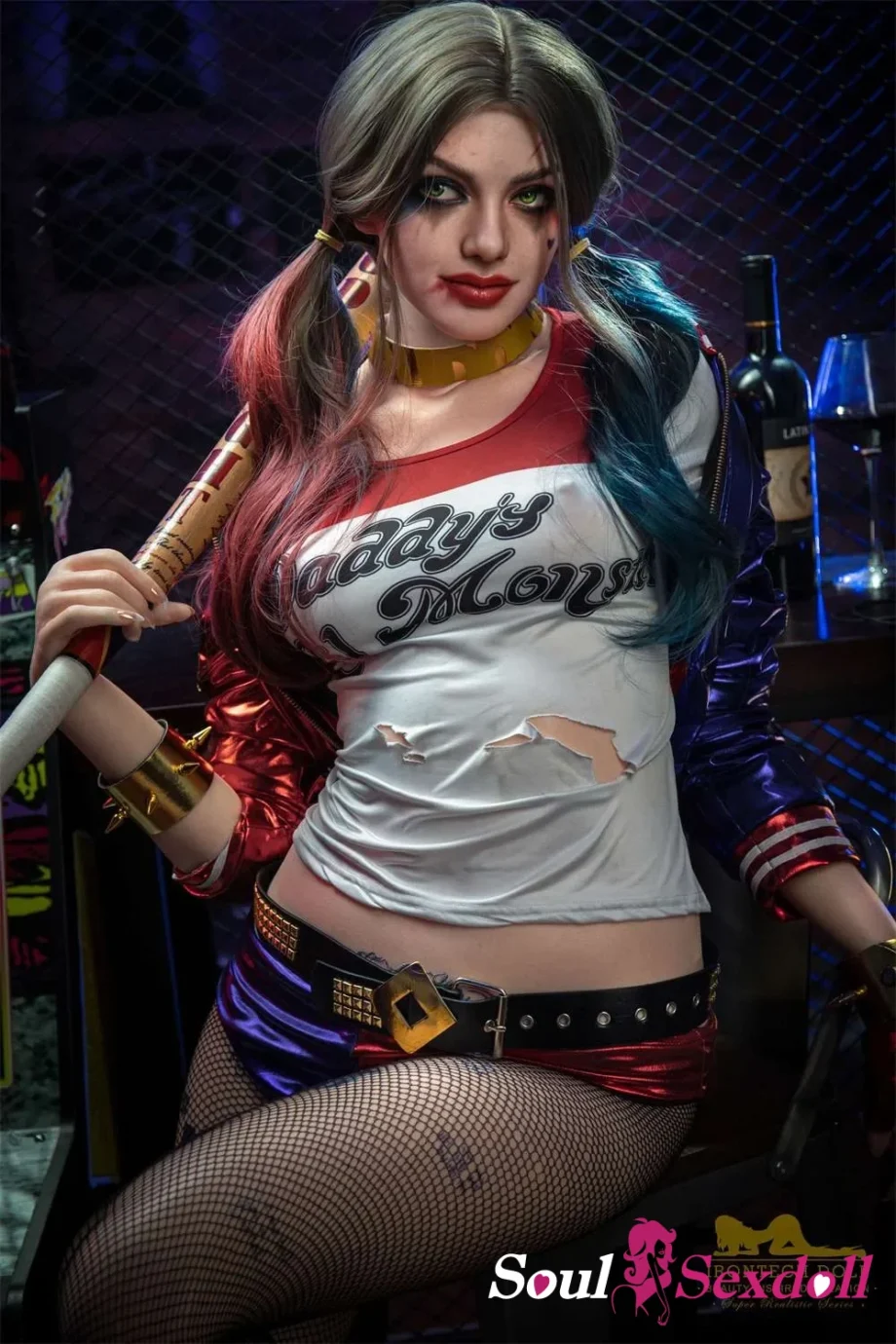 Soul Sex Doll C cup Silicone Sex Doll 166cm Minus S27 Ivy Harley Quinn Anime 0.webp