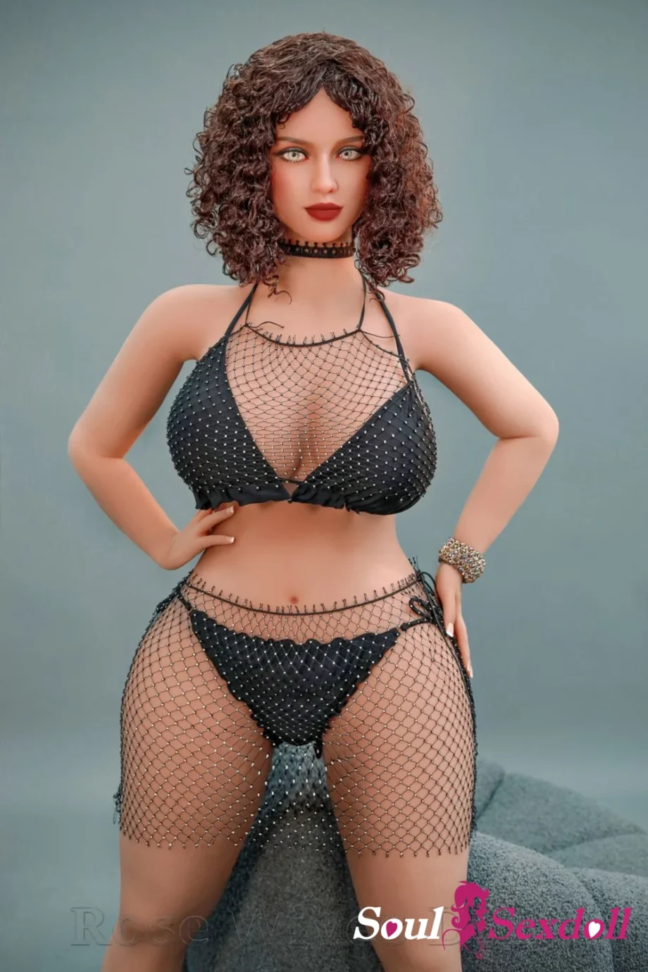 Soul Sex Doll 162cm J cup Plump Sexy Ebony Sex Doll Markisha 0.webp
