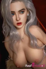 Soul Sex Doll 164cm E cup M Series Lifelike Chic Silver Hair Cosplay Sex Doll Chloe 4.webp