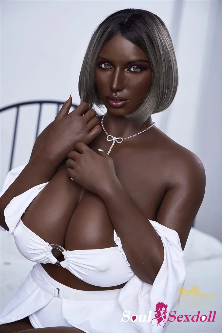 Soul Sex Doll H cup Black Sex Doll 160cm S28 Zara 0.webp