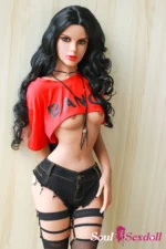 Seele Sex Puppe 155cm B Cup Kleine Brust Sex Puppe Mysterious Raven 4.webp