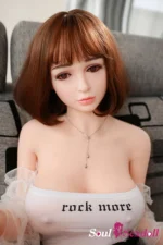 Soul Sex Doll 158cm B cup Lovely Asian Lifelike Small Breasts Sex Doll Lennon 2.webp