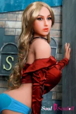 Soul Sex Doll 158cm F cup Enchanting Blonde Lifelike Big Breasts Sex Doll Nathalia 14.webp