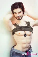 Soul Sex Doll 162cm Mature Lifelike Muscular Gay Male Sex Doll James 7.webp
