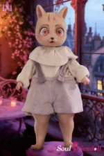 Soul Sex Doll A cup Silicone Sex Doll 90cm Bearrie 24.webp