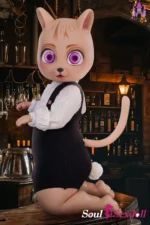 Soul Sex Doll A cup Silicone Sex Doll 90cm Bearrie 5.webp