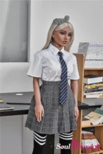 Soul Sex Doll B cup American Girl School Uniform Sex Doll 150cm Victoria 5.webp