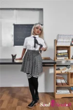 Soul Sex Doll B cup American Girl School Uniform Sex Doll 150cm Victoria 9.webp