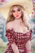 Soul Sex Doll B cup Blonde Life Size Sex Doll Hybrid 162cm S45 Tina 17.webp