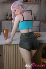 Soul Sex Doll B cup Flat Chested Sex Doll TPE 162cm S46 Heidi 12.webp