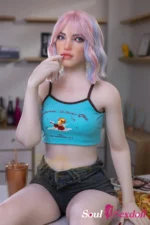 Soul Sex Doll B cup Flat Chested Sex Doll TPE 162cm S46 Heidi 15.webp