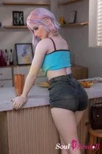 Soul Sex Doll B cup Flat Chested Sex Doll TPE 162cm S46 Heidi 21.webp