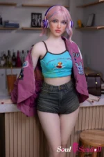Soul Sex Doll B cup Flat Chested Sex Doll TPE 162cm S46 Heidi 5.webp