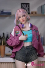 Soul Sex Doll B cup Flat Chested Sex Doll TPE 162cm S46 Heidi 6.webp