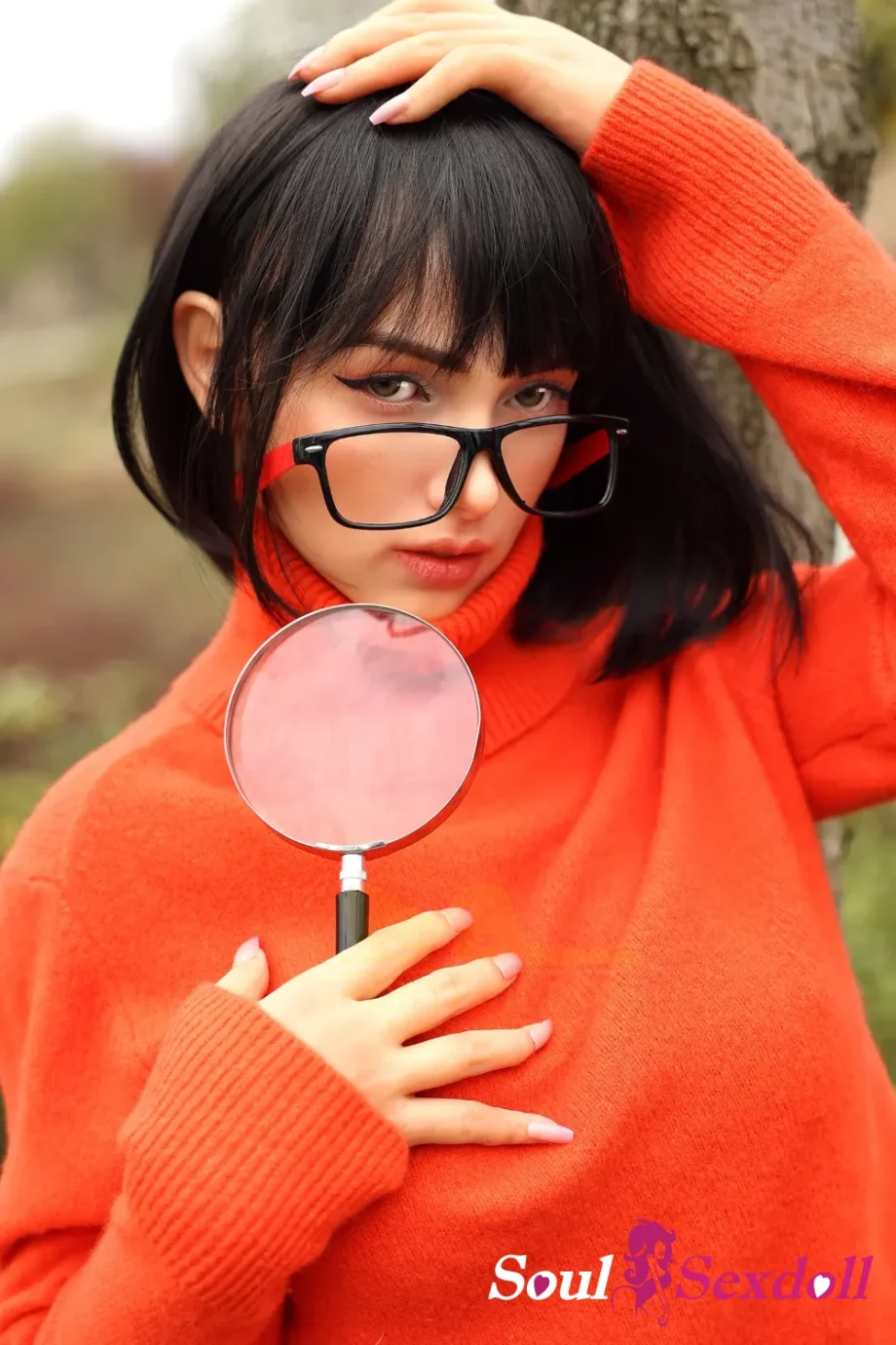 Soul Sex Doll D cup Sexy Velma Cosplay Sex Doll 167cm S44 Molly 0.webp