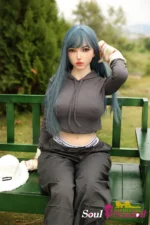 Soul Sex Doll E cup Blue Hair Sex Doll 159cm Plus S41 Joline 23.webp