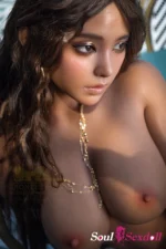 Soul Sex Doll E cup Curly Hair Tan Sex Doll 164cm S40 Eileen 12.webp