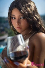 Soul Sex Doll E cup Curly Hair Tan Sex Doll 164cm S40 Eileen 23.webp