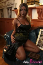 Soul Sex Doll E cup Ebony Sex Doll TPE 164cm Plus Bessie 18.webp
