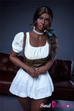 Soul Sex Doll G cup Black Sex Doll TPE 164cm plus Rebecca 30.webp