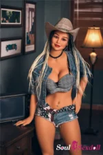 Soul Sex Doll G cup Cowgirl Sex Doll 164cm Rose 12.webp